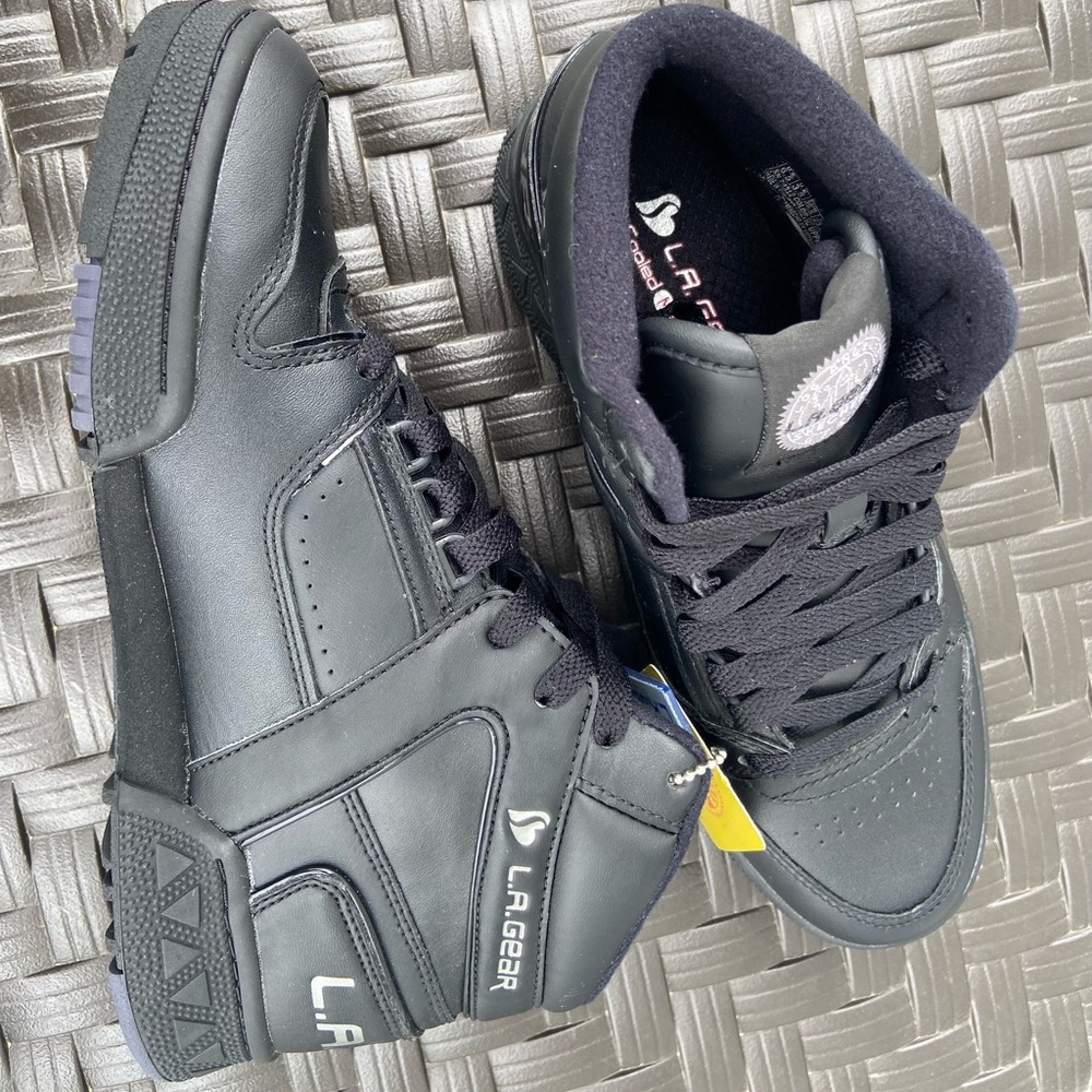Sketchers L.A. Gear  slim high tops slammer shoes, size 6.5; NEW, never worn